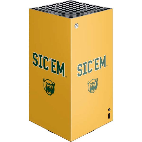 Baylor University Sic Em XBox Series X Digital Edition Console Skin